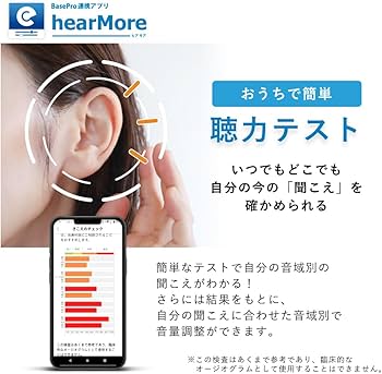 Amazon.co.jp: Techmi BasePro ベースプロ 充電式 耳かけ型 集音器 両